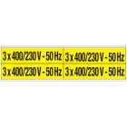 BRADY - Marcatori per condotti e tensione – 400 V / 230 V 50 Hz