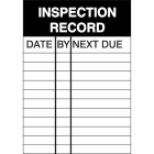 BRADY - Cartelloni per ispezione – Registrazione ispezione