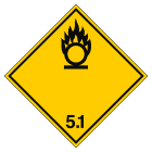 BRADY - Segnaletica per trasporti – ADR 5.1 – Sostanze comburenti 257514