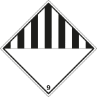 BRADY - Segnaletica per trasporto marittimo – IMDG 9A – Sostanza pericolosa 257558