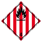 BRADY - Segnaletica per trasporti – ADR 4.1 – Solido infiammabile 258950