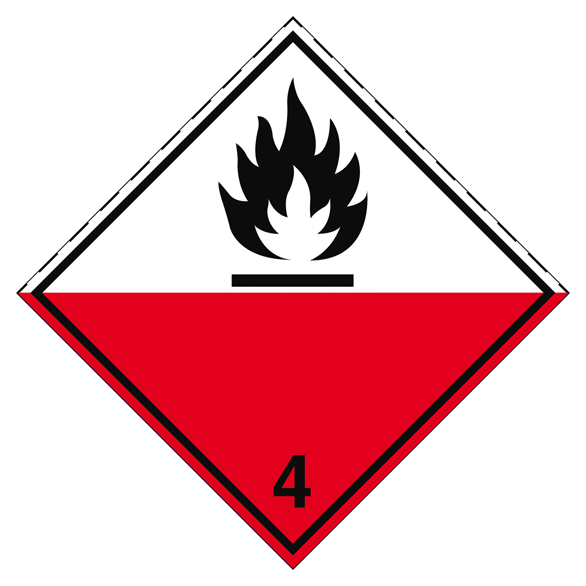 BRADY - Segnaletica per trasporti – ADR 4.2 – Autocombustione 258953