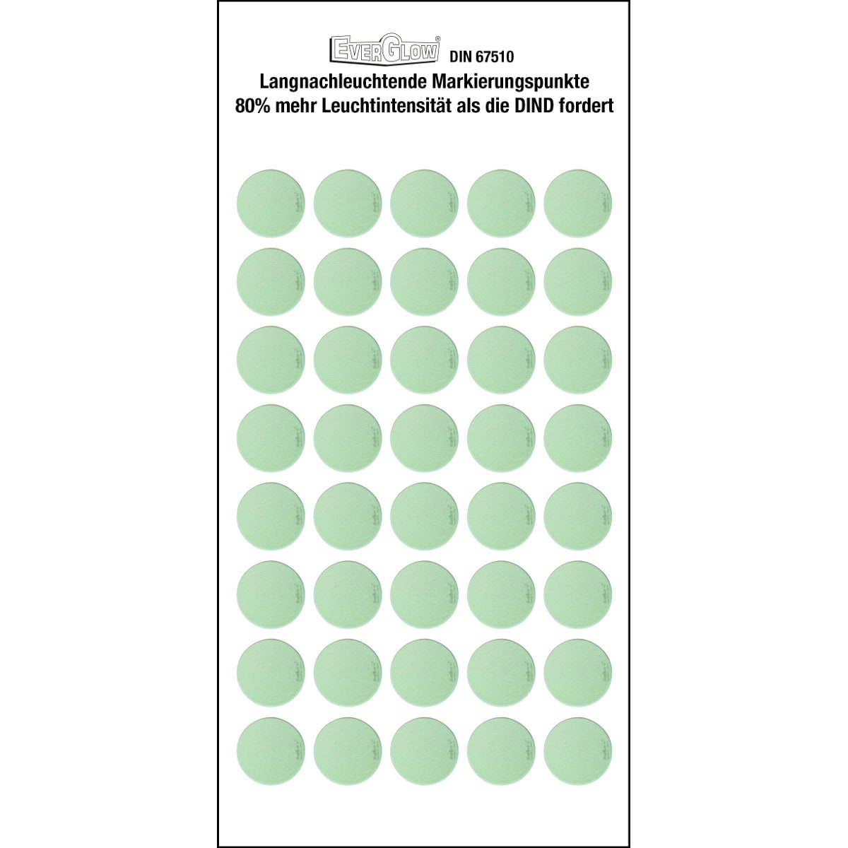 BRADY - Puntini singoli fotoluminescenti (autoadesivi) 263382