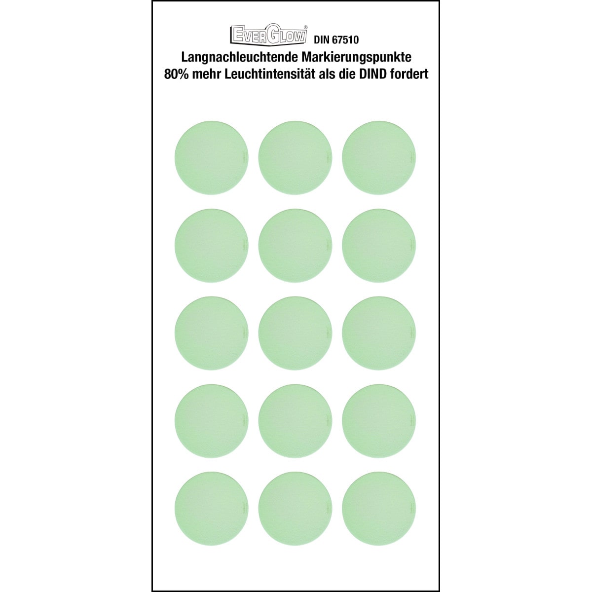 BRADY - Puntini singoli fotoluminescenti (autoadesivi) 263383