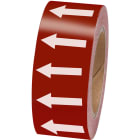 BRADY - Arrowtape bianco/rosso 50mmx33m - 1300 segna frecce direzionali.