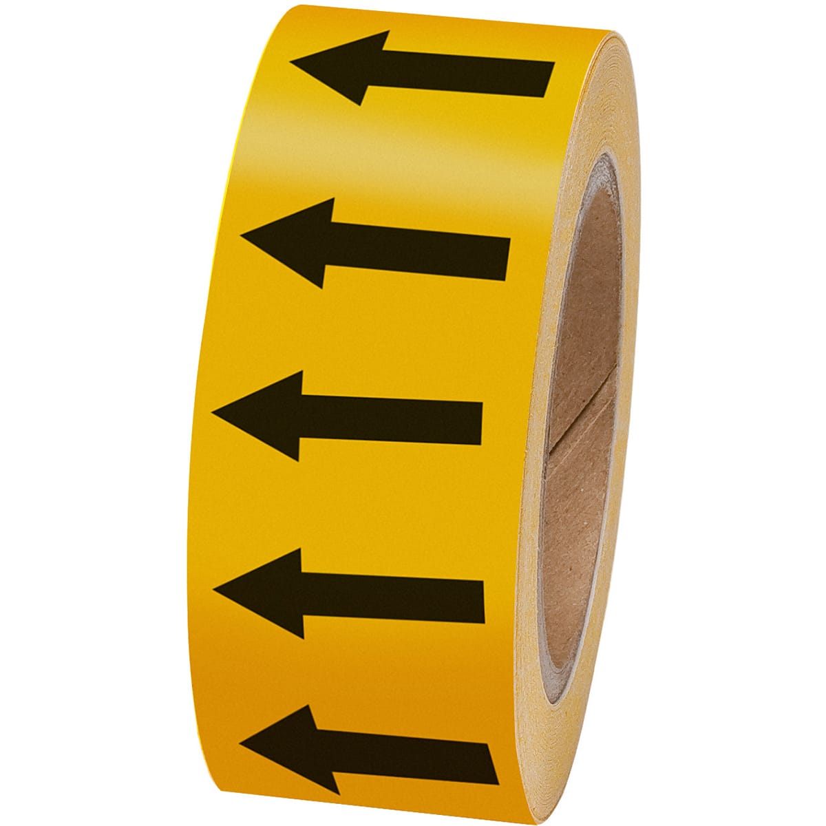 BRADY - ARROW TAPE: BLACK/OCHRE(F) 50MMX33M