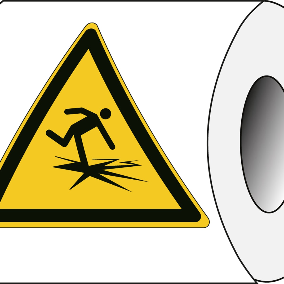 BRADY - Segnaletica di sicurezza ISO – Attenzione Ghiaccio sottile