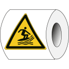 BRADY - Segnaletica di sicurezza ISO – Attenzione Zona surf 300688