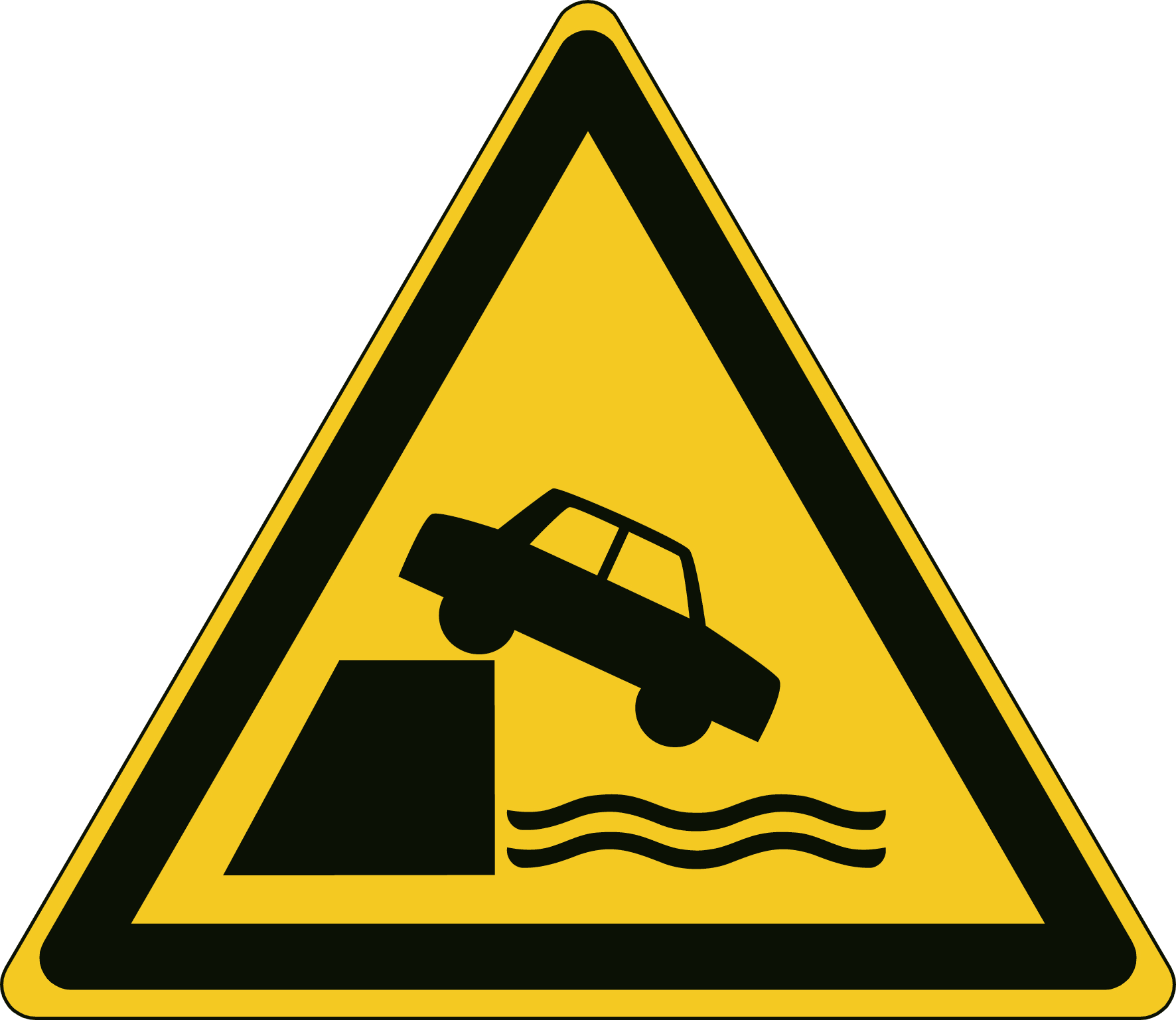 BRADY - Segnaletica di sicurezza ISO – Attenzione Bordi non protetti 301117