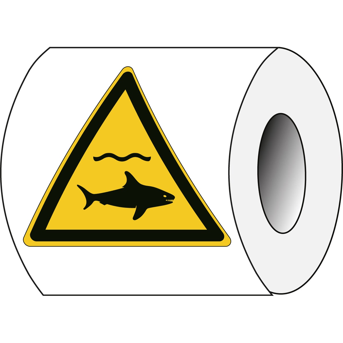 BRADY - Segnaletica di sicurezza ISO – Attenzione Squali 301415