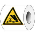 BRADY - Segnaletica di sicurezza ISO – Attenzione Area navigabile 301783