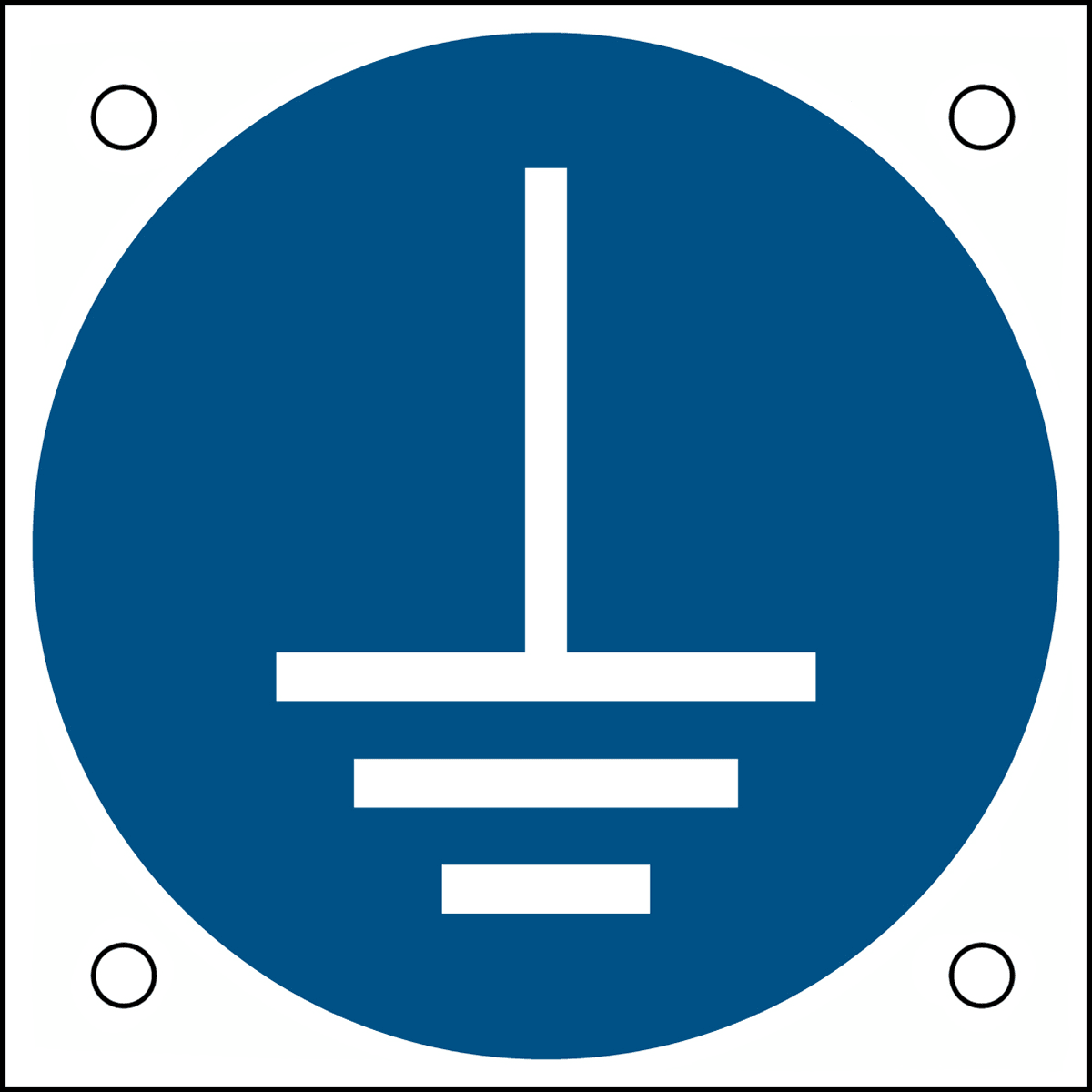 BRADY - Segnaletica di sicurezza ISO È obbligatorio assicurarsi del collegamento a terra 302678
