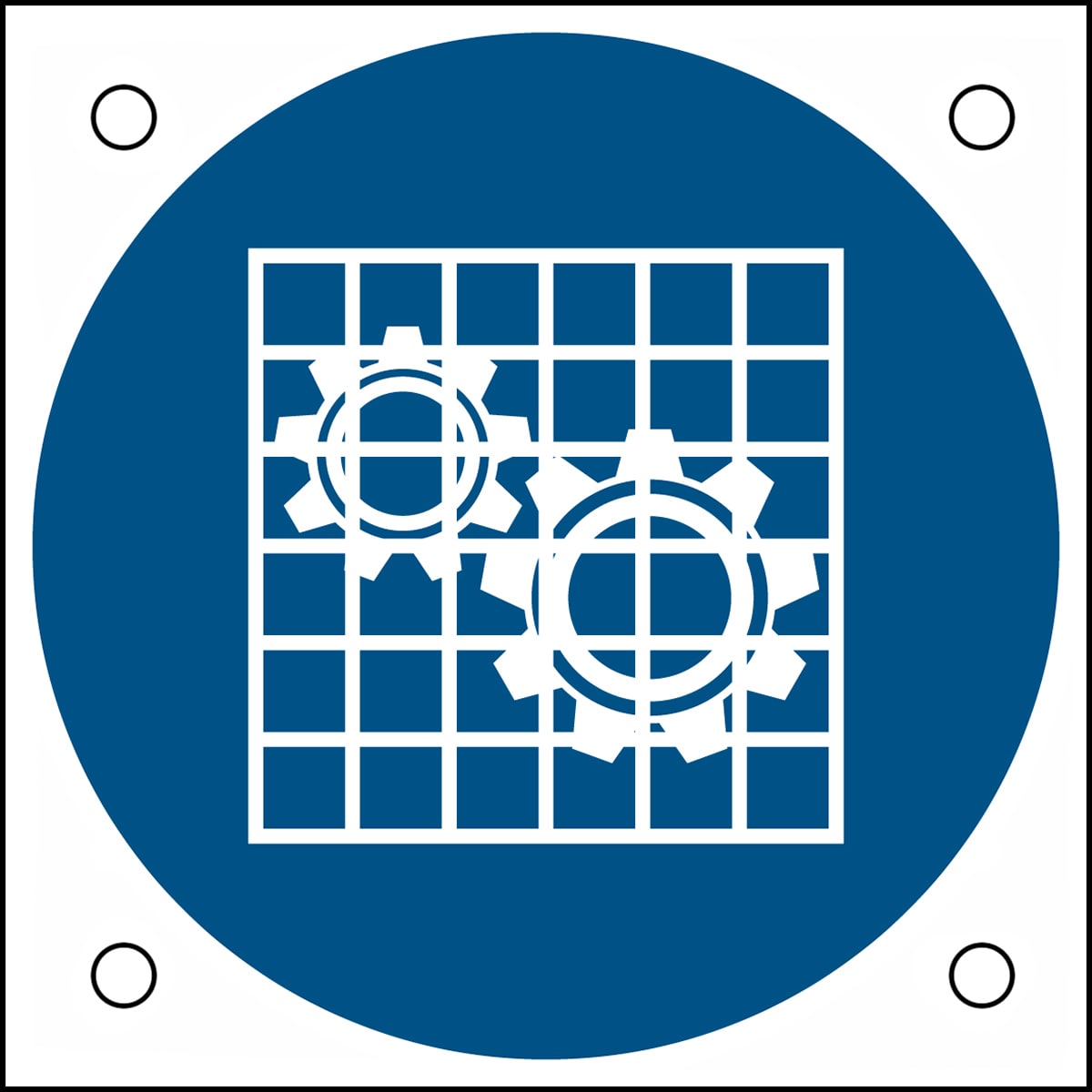 BRADY - Segnaletica di sicurezza ISO – Controllare la protezione 302692