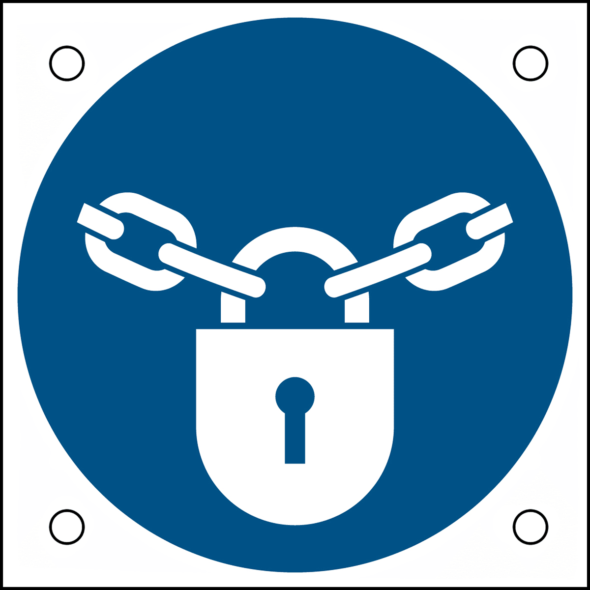 BRADY - Segnaletica di sicurezza ISO – Tenere chiuso 302693