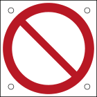 BRADY - Segnaletica di sicurezza ISO – Segnaletica di divieto generale 302697