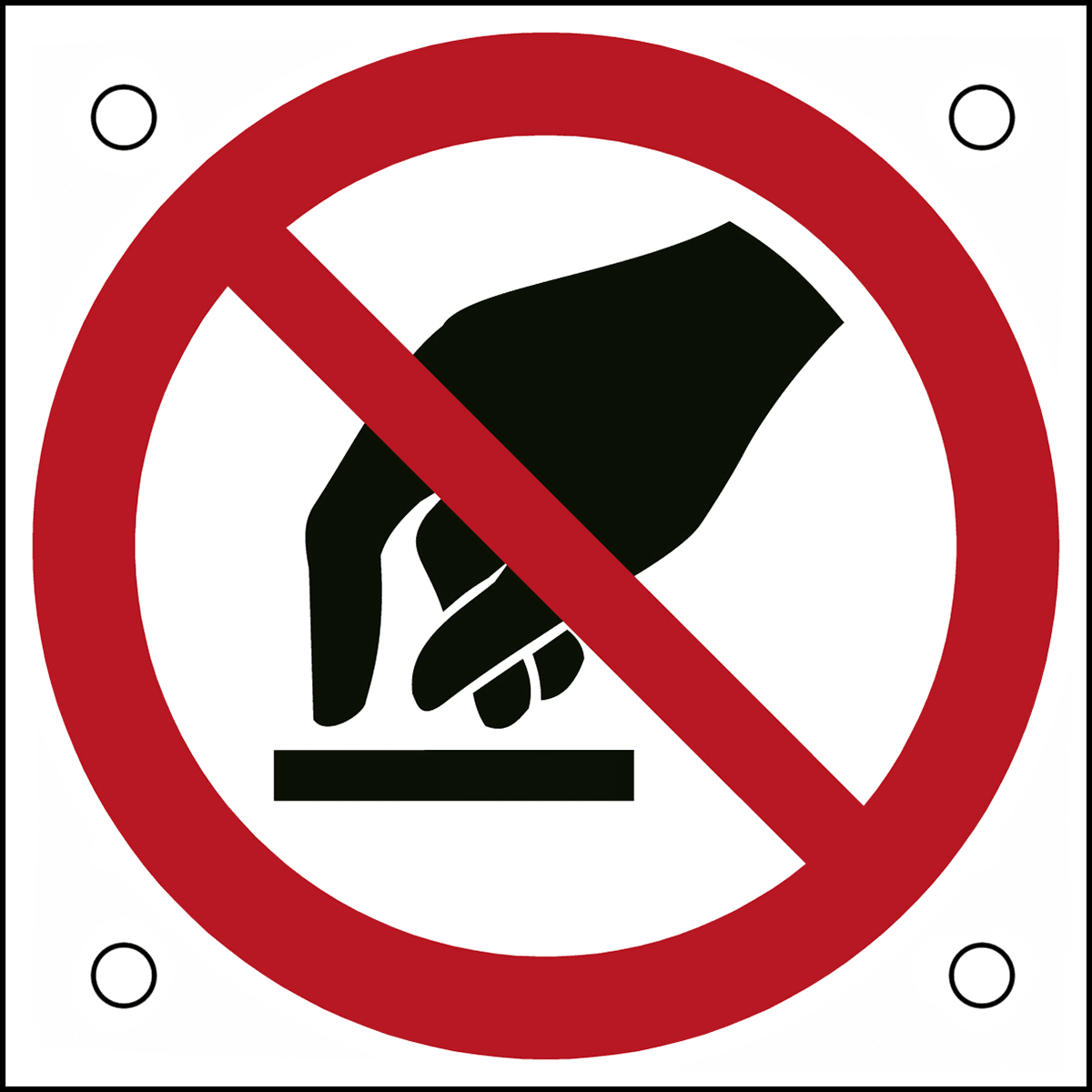BRADY - Segnaletica di sicurezza ISO – Non toccare