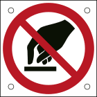 BRADY - Segnaletica di sicurezza ISO – Non toccare