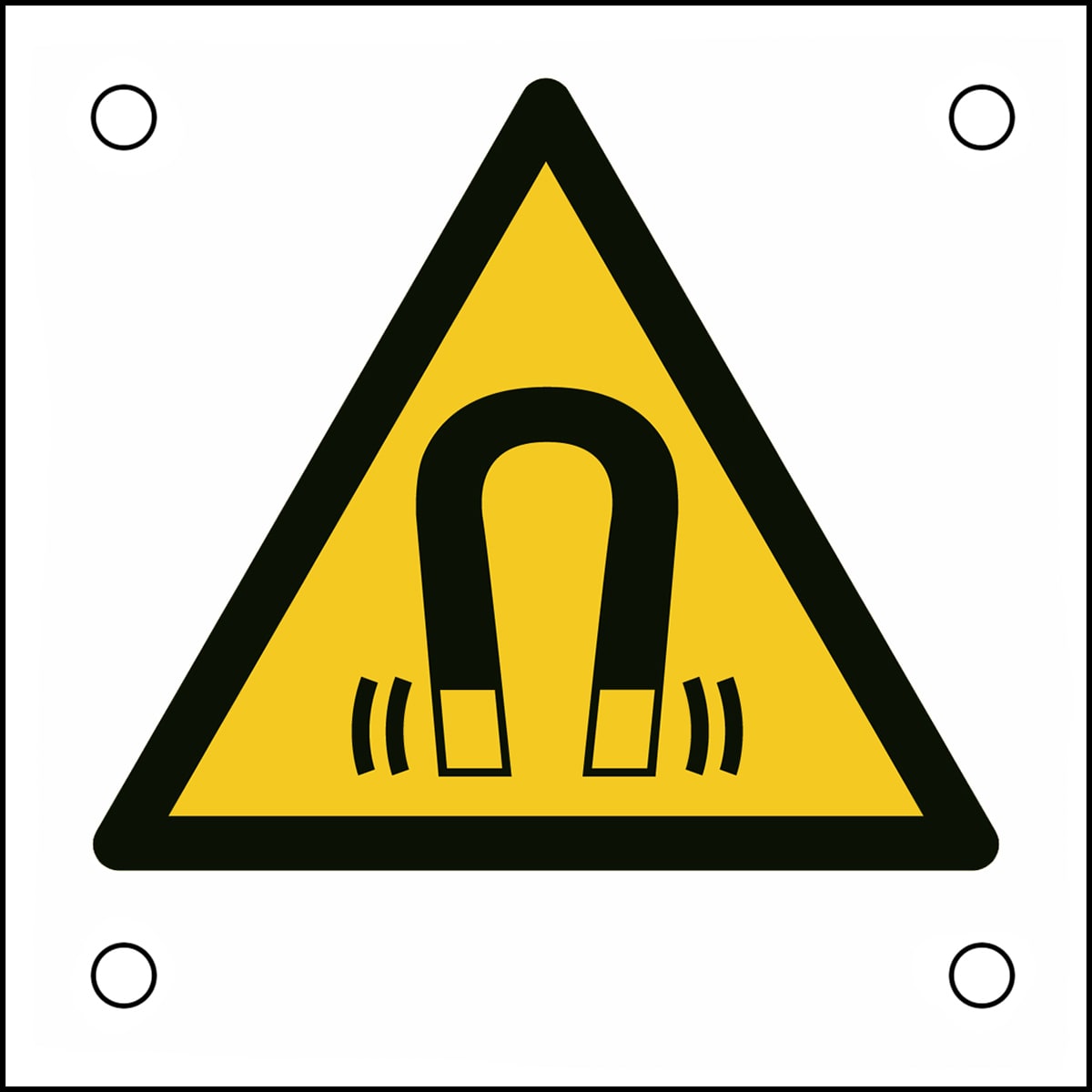 BRADY - Segnaletica di sicurezza ISO – Attenzione; Campo magnetico 302723