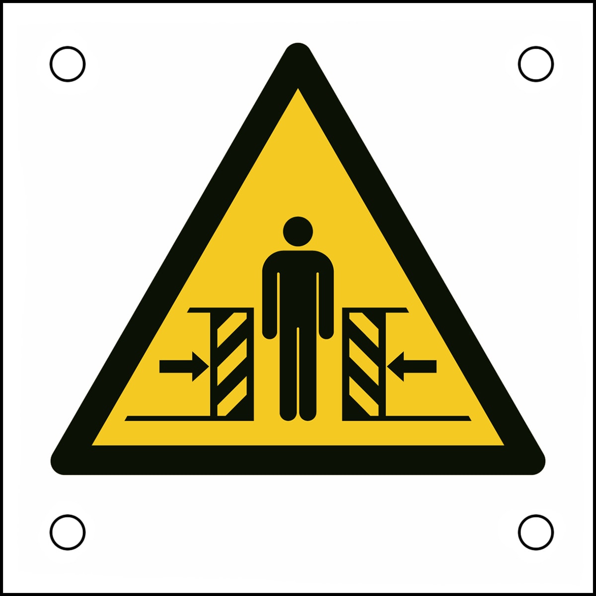 BRADY - Segnaletica di sicurezza ISO – Attenzione; Pericolo di schiacciamento 302729