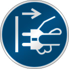 BRADY - Segnaletica di sicurezza ISO – È obbligatorio staccare la corrente 303073