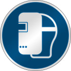 BRADY - Segnaletica di sicurezza ISO È obbligatorio indossare la maschera per saldatura 303138