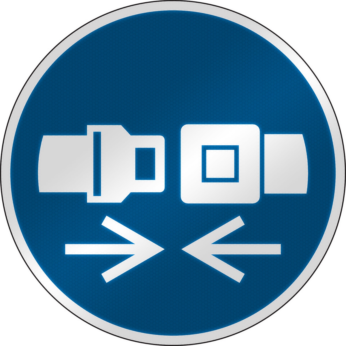 BRADY - Segnaletica di sicurezza ISO – È obbligatorio indossare le cinture di sicurezza 303143