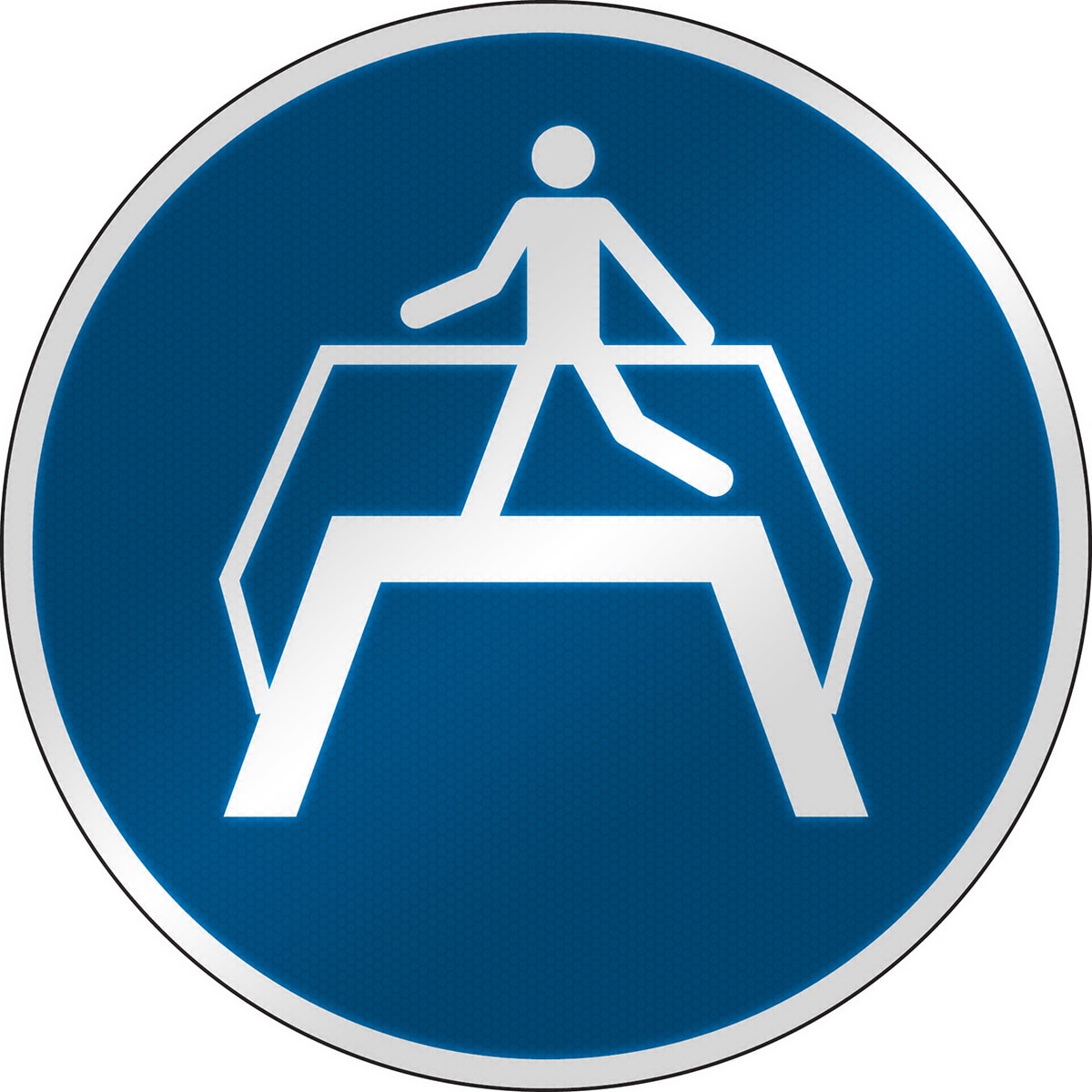 BRADY - Segnaletica di sicurezza ISO – È obbligatorio l’uso del ponte pedonale 303158