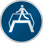 BRADY - Segnaletica di sicurezza ISO – È obbligatorio l’uso del ponte pedonale 303158