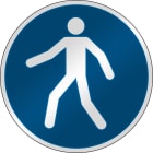 BRADY - Segnaletica di sicurezza ISO – È obbligatorio l’uso del percorso pedonale 303163