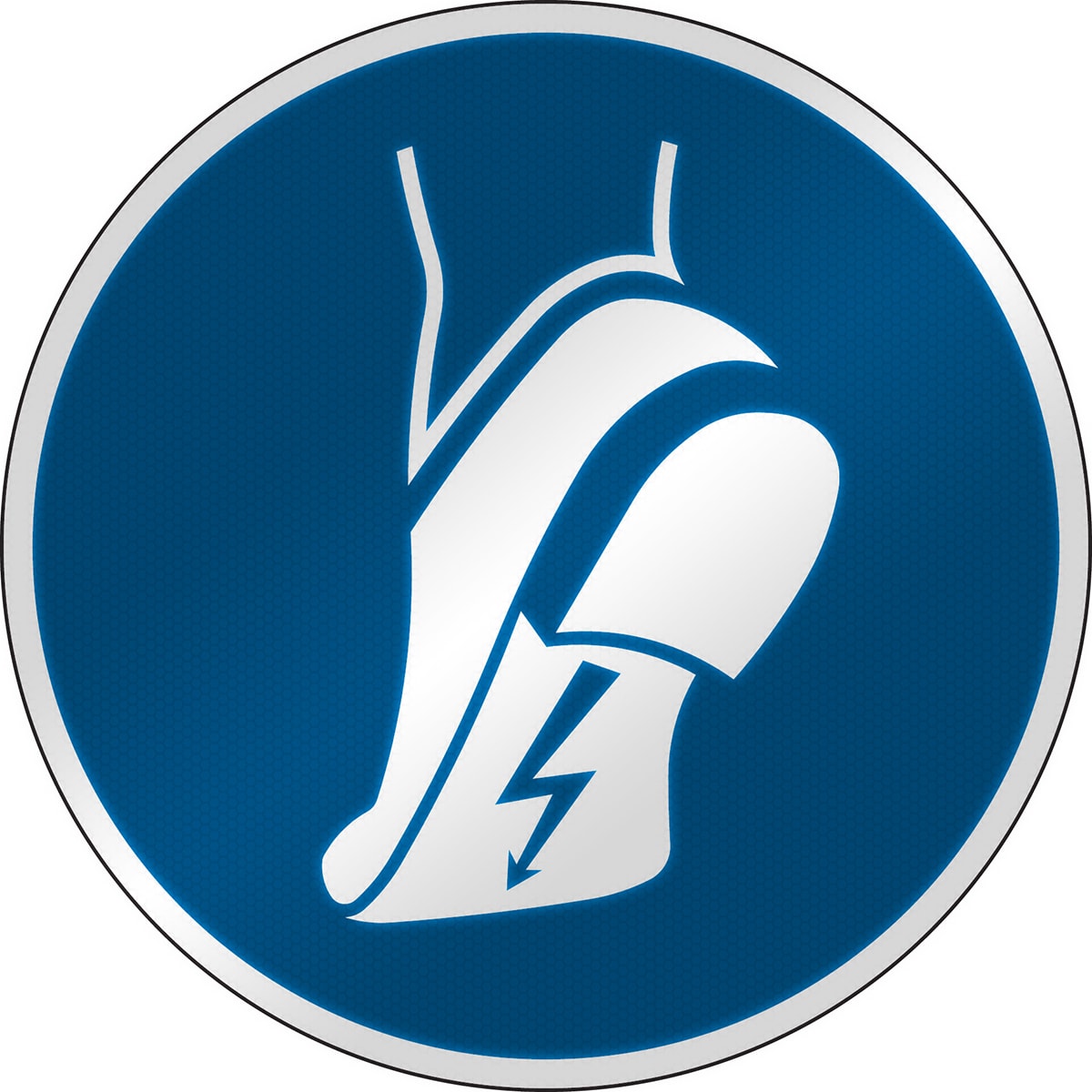 BRADY - Segnaletica di sicurezza ISO – È obbligatorio indossare scarpe antistatiche 303203