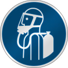 BRADY - Segnaletica di sicurezza ISO – Usare autorespiratori 303278