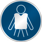 BRADY - Segnaletica di sicurezza ISO Indossare i dispositivi di galleggiamento personali 303308