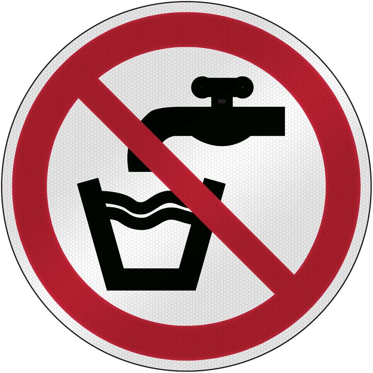 BRADY - Segnaletica di sicurezza ISO – Acqua non potabile 303394