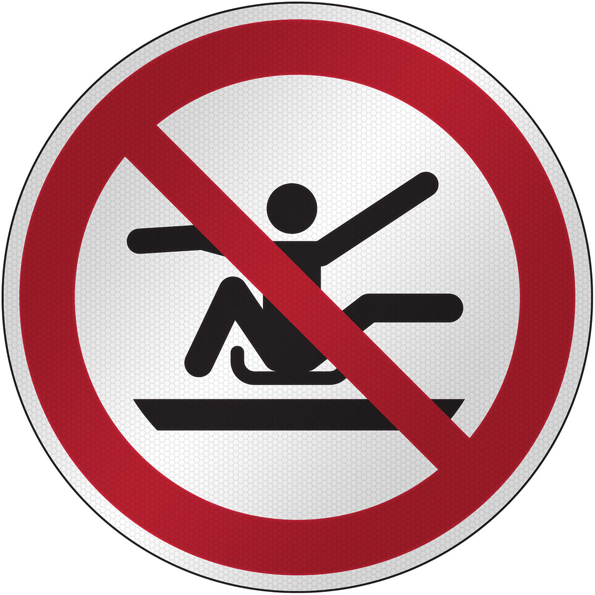 BRADY - Segnaletica di sicurezza ISO – Vietato sporgersi dalla slitta 303594