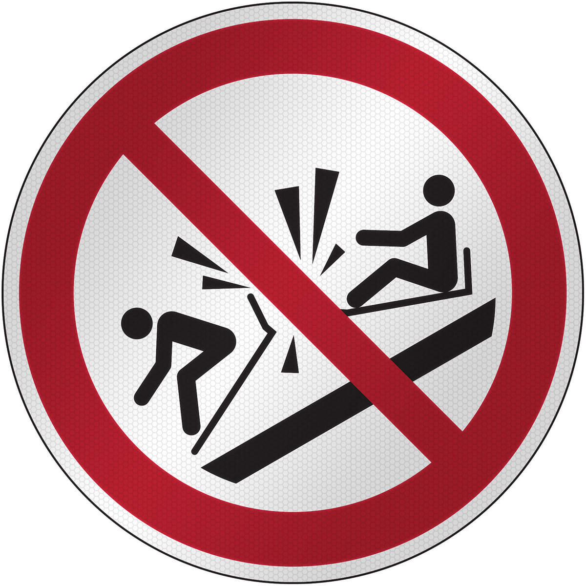 BRADY - Segnaletica di sicurezza ISO – Vietato speronare slitte 303599