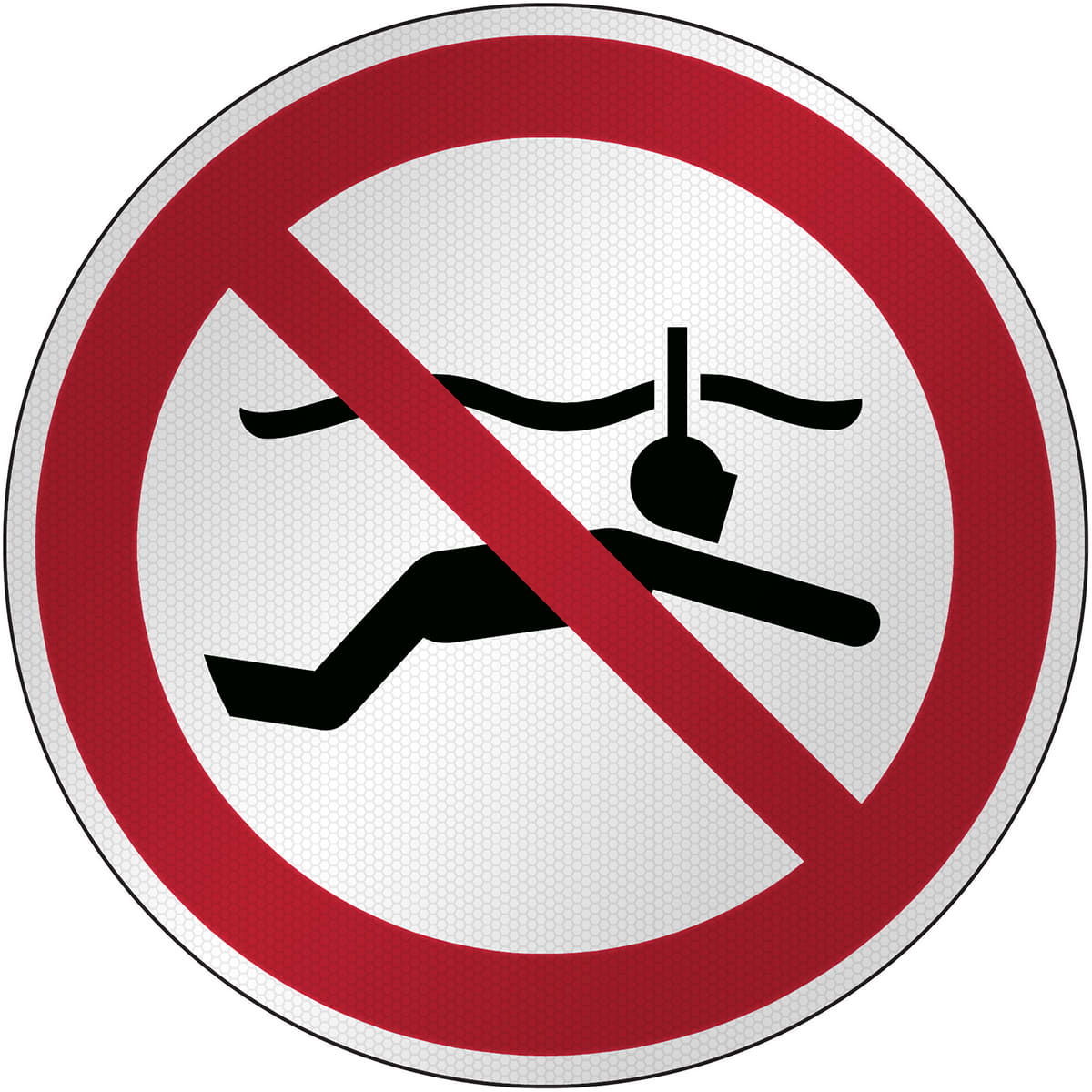 BRADY - Segnaletica di sicurezza ISO – Divieto di snorkelling 303614