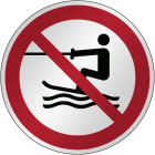 BRADY - Segnaletica di sicurezza ISO – Divieto di attività acquatica trainata 303654