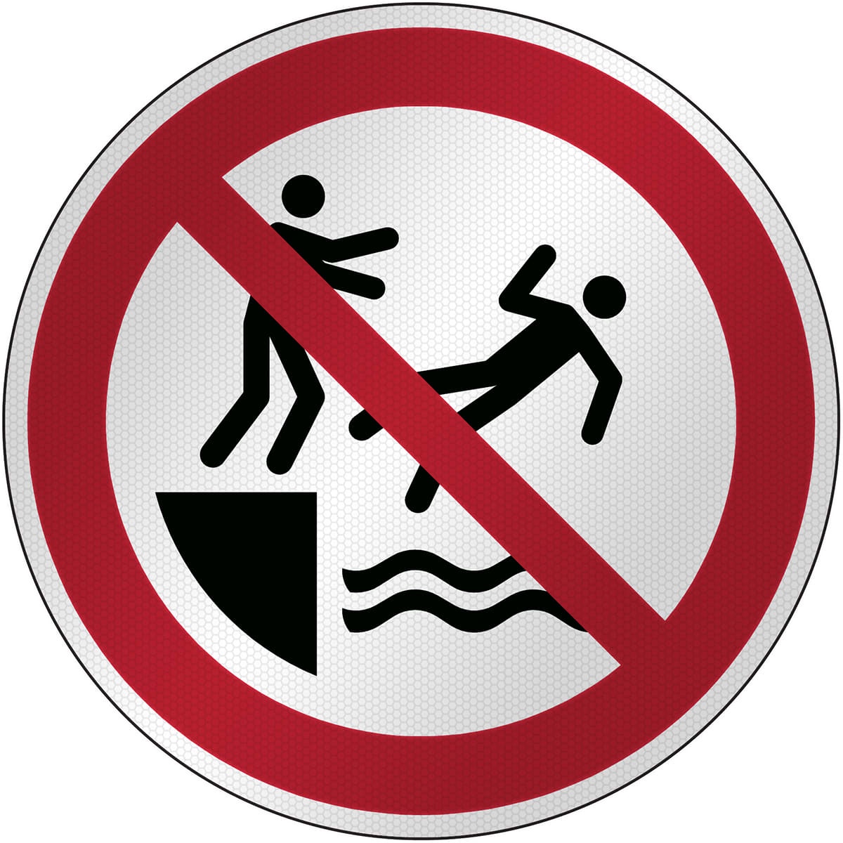 BRADY - Segnaletica di sicurezza ISO – Non spingere in acqua 303674