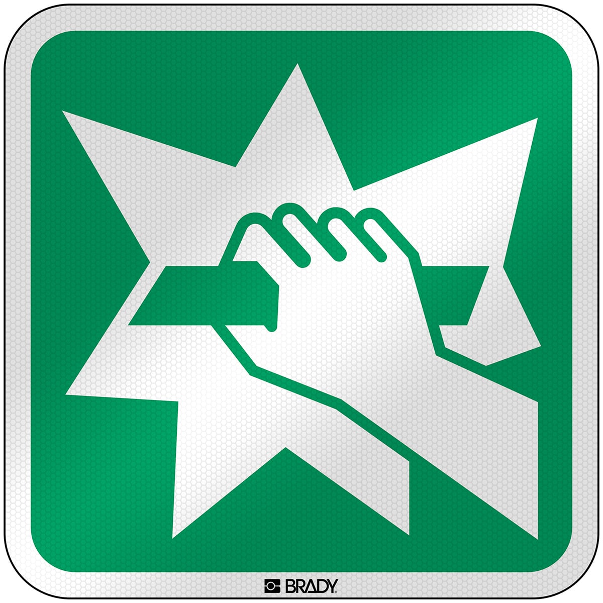 BRADY - Segnaletica di sicurezza ISO – Rompere in caso di emergenza 303766