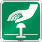 BRADY - Segnaletica di sicurezza ISO – Pulsante di arresto di emergenza