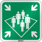 BRADY - Segnaletica di sicurezza ISO – Punto di raccolta a bordo 303790