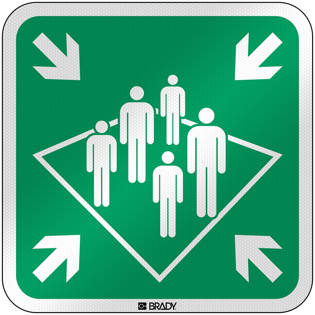 BRADY - Segnaletica di sicurezza ISO – Punto di raccolta a bordo