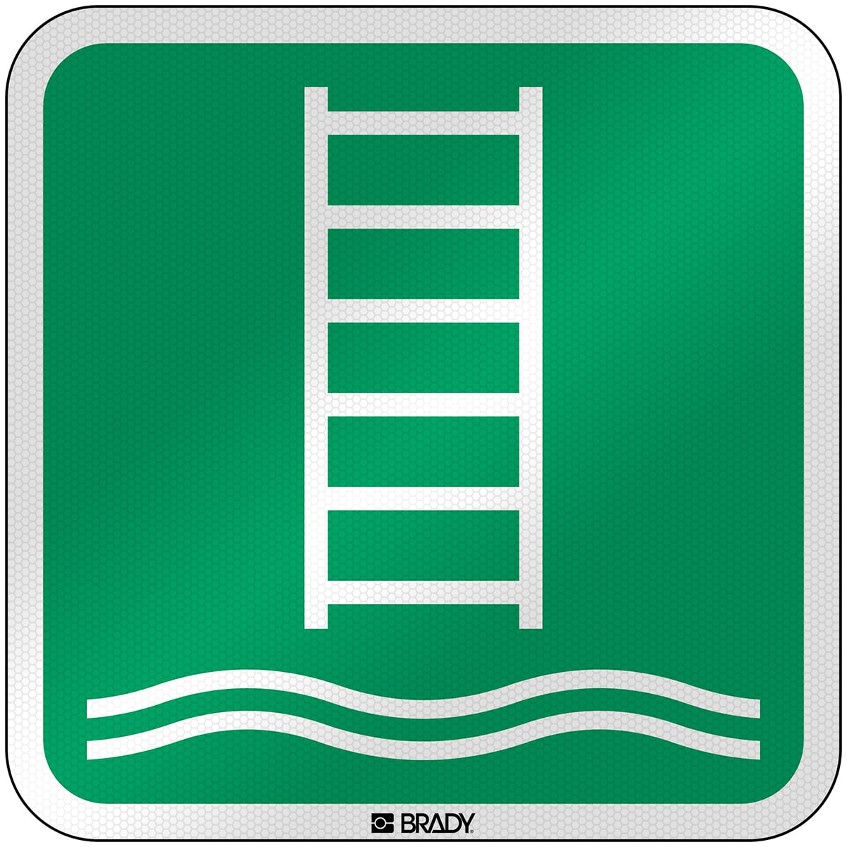 BRADY - Segnaletica di sicurezza ISO – Scaletta per imbarco/biscaglina 303811