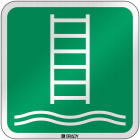BRADY - Segnaletica di sicurezza ISO – Scaletta per imbarco/biscaglina 303811