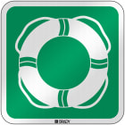 BRADY - Segnaletica di sicurezza ISO – Mezzi di salvataggio in acqua 303819