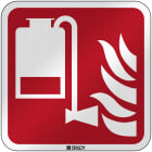 BRADY - Segnaletica di sicurezza ISO – Estintore portatile a schiuma 303831