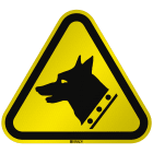 BRADY - Segnaletica di sicurezza ISO Attenzione Cane da guardia