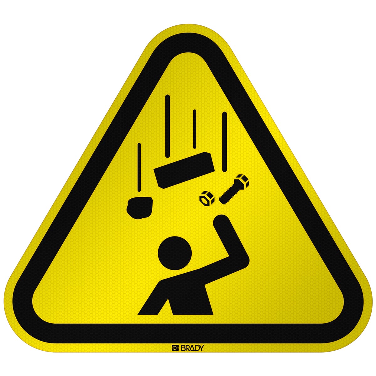 BRADY - Segnaletica di sicurezza ISO Attenzione Caduta oggetti 304608