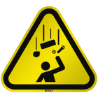 BRADY - Segnaletica di sicurezza ISO Attenzione Caduta oggetti 304608