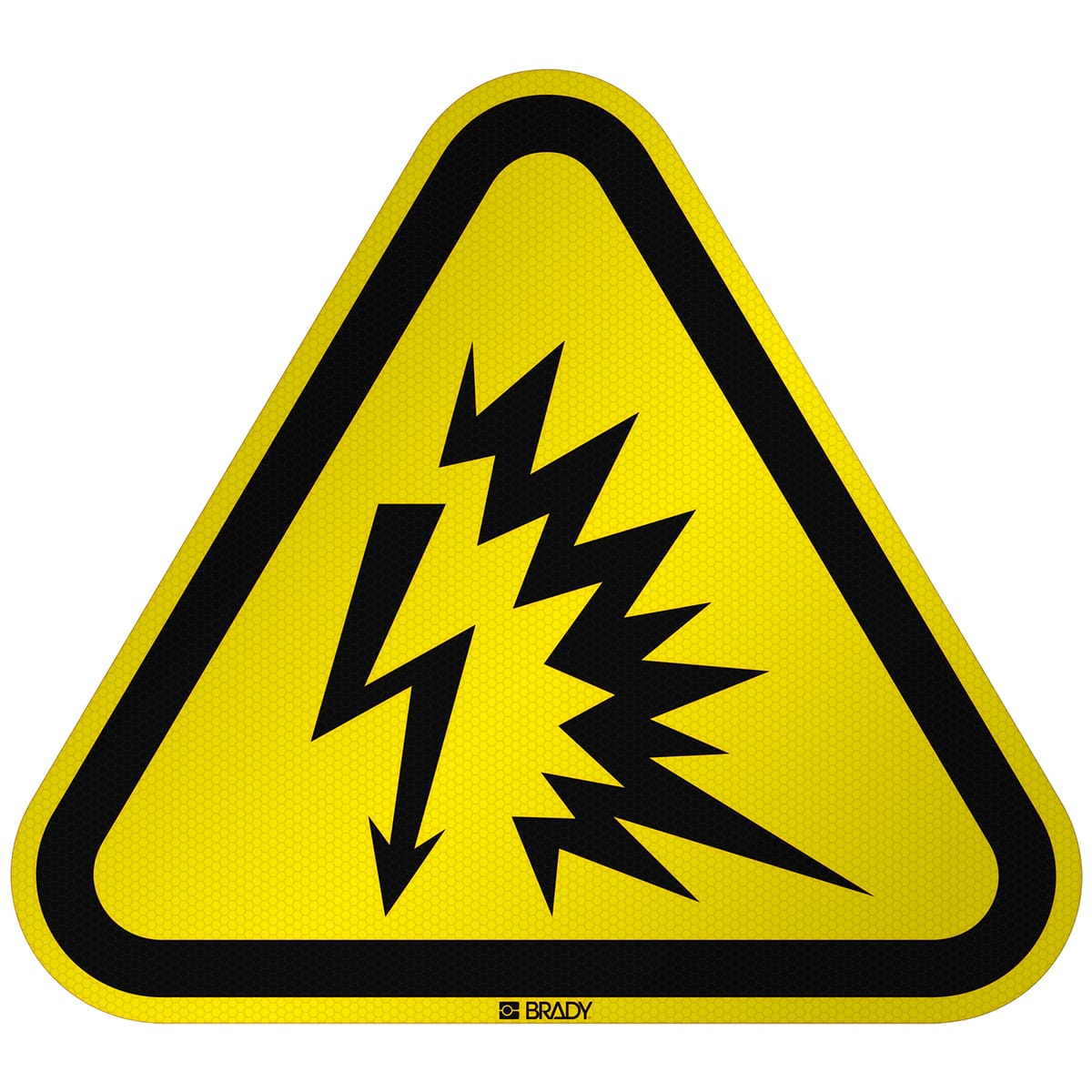 BRADY - Segnaletica di sicurezza ISO – Attenzione; Pericolo folgorazione 304671